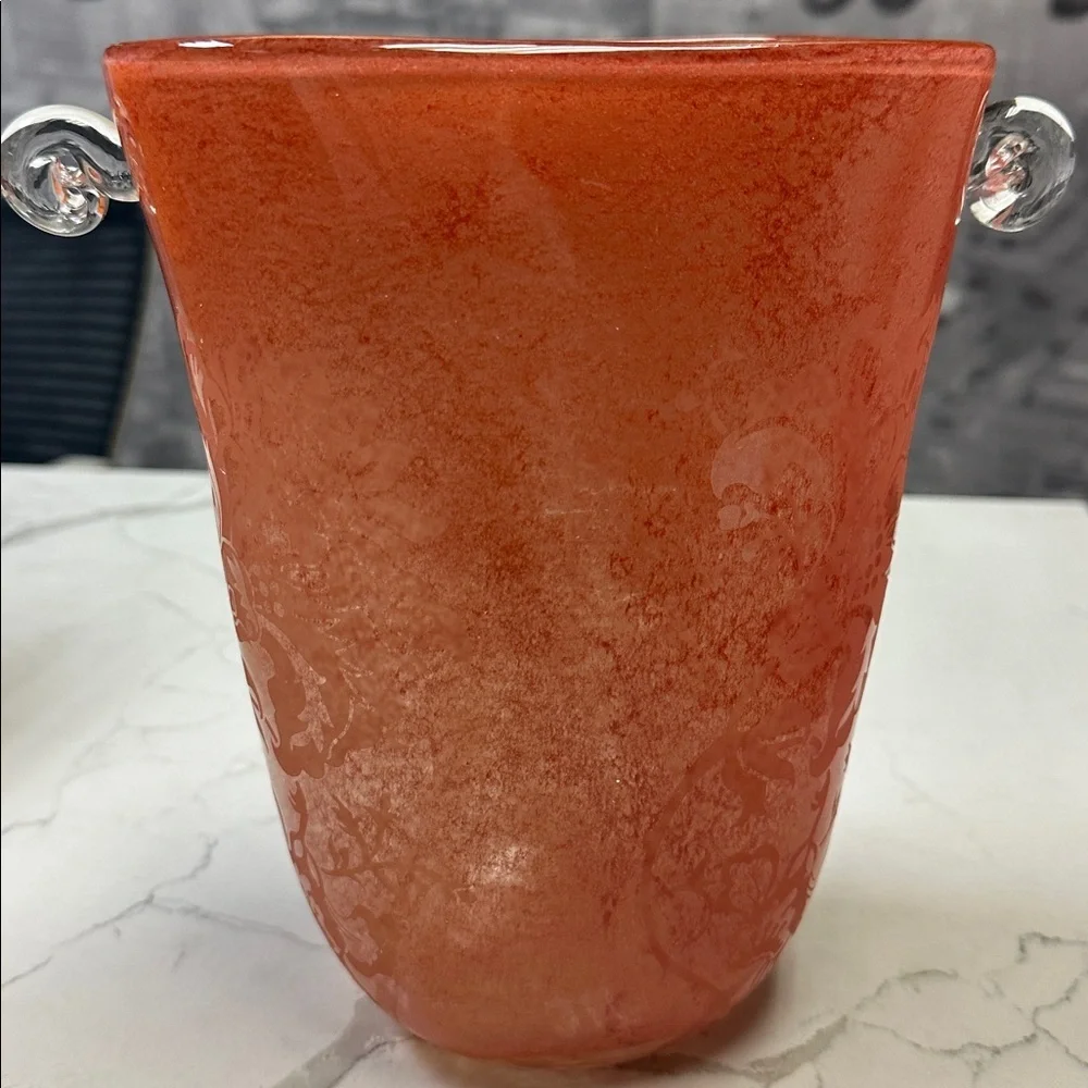 Anthropologie House Of Hackney Handcrafted Rose Glass Vase - Floral Pattern